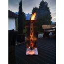 Edle Design Feuerstelle Gartenkamin für Garten und Terrasse - Ofen