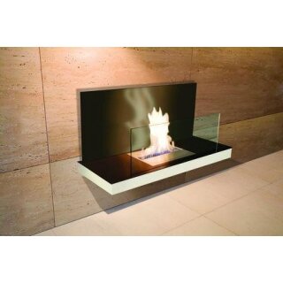 Radius Design Ethanol Kamin wall flame II matt, weiß, schwarz 540 e